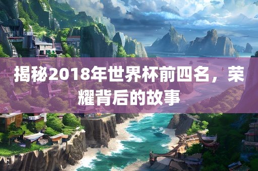 揭秘2018年世界杯前四名，荣耀背后的故事