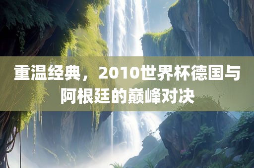 重温经典，2010世界杯德国与阿根廷的巅峰对决