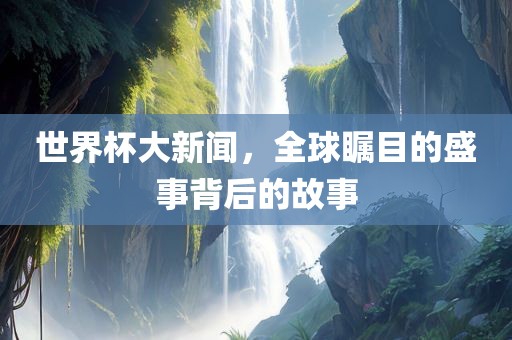 世界杯大新闻，全球瞩目的盛事背后的故事