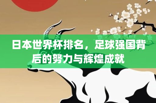 日本世界杯排名，足球强国背后的努力与辉煌成就