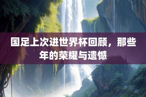 国足上次进世界杯回顾，那些年的荣耀与遗憾