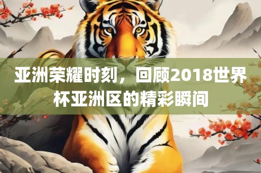 亚洲荣耀时刻，回顾2018世界杯亚洲区的精彩瞬间