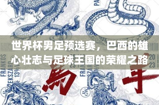 世界杯男足预选赛，巴西的雄心壮志与足球王国的荣耀之路