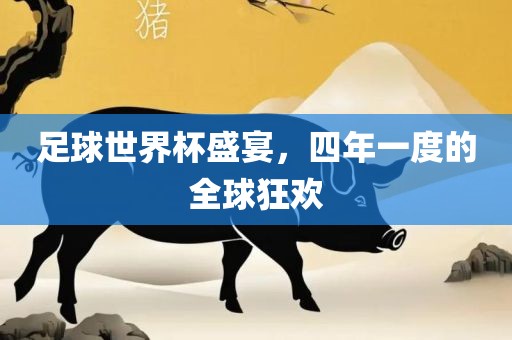 足球世界杯盛宴，四年一度的全球狂欢