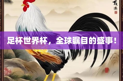 足杯世界杯，全球瞩目的盛事！