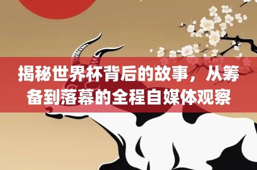揭秘世界杯背后的故事，从筹备到落幕的全程自媒体观察