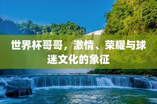 世界杯哥哥，激情、荣耀与球迷文化的象征