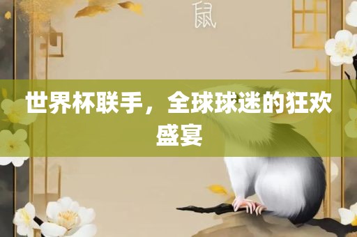 世界杯联手，全球球迷的狂欢盛宴