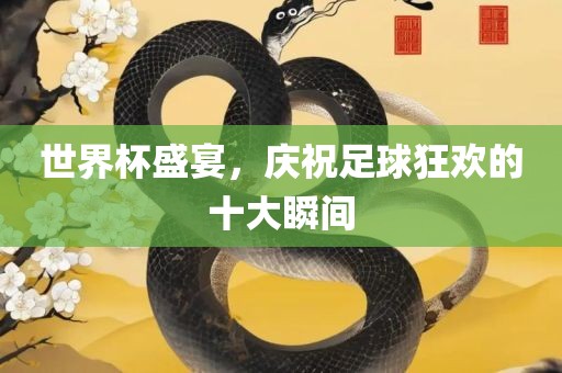 世界杯盛宴，庆祝足球狂欢的十大瞬间