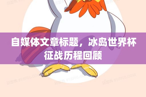 自媒体文章标题，冰岛世界杯征战历程回顾