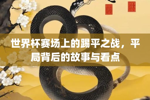 世界杯赛场上的踢平之战，平局背后的故事与看点