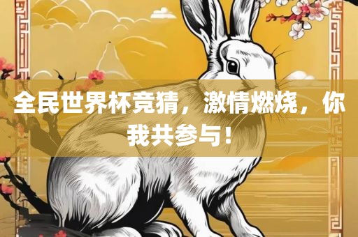 全民世界杯竞猜，激情燃烧，你我共参与！