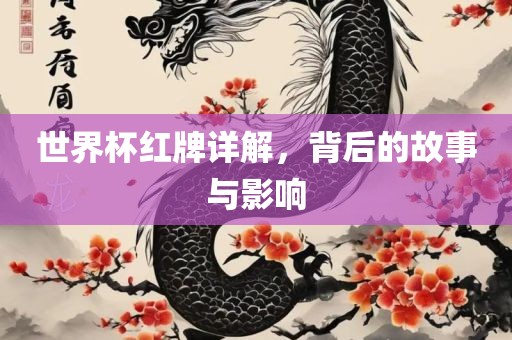 世界杯红牌详解，背后的故事与影响
