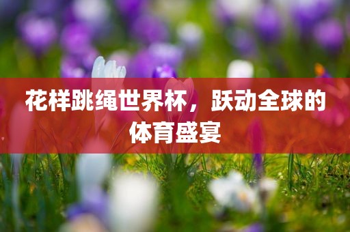 花样跳绳世界杯，跃动全球的体育盛宴