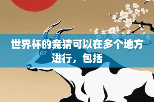 世界杯的竞猜可以在多个地方进行，包括