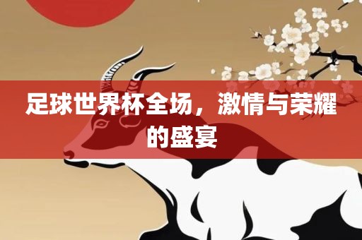 足球世界杯全场，激情与荣耀的盛宴
