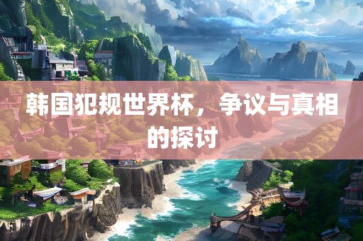 韩国犯规世界杯，争议与真相的探讨