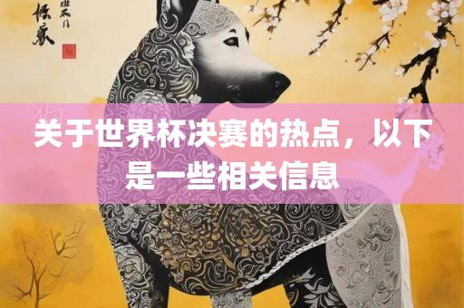关于世界杯决赛的热点，以下是一些相关信息