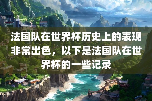 法国队在世界杯历史上的表现非常出色，以下是法国队在世界杯的一些记录