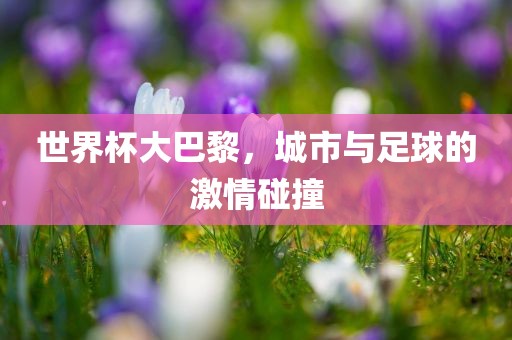 世界杯大巴黎，城市与足球的激情碰撞