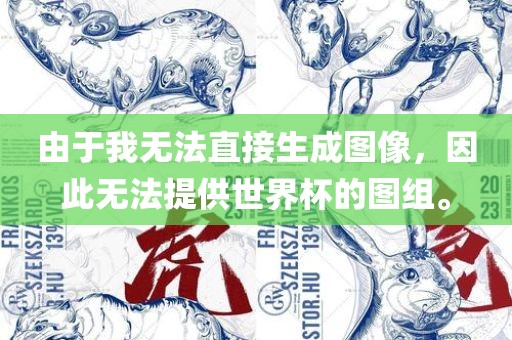 由于我无法直接生成图像，因此无法提供世界杯的图组。