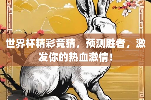 世界杯精彩竞猜，预测胜者，激发你的热血激情！