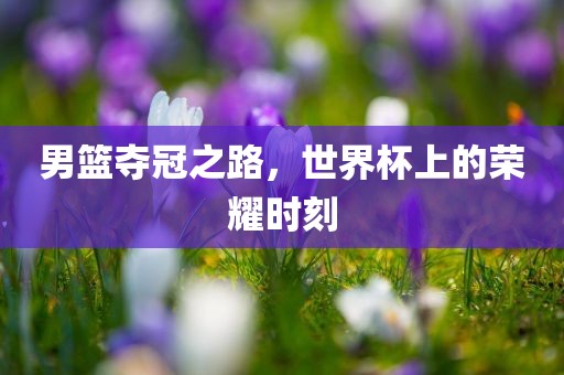 男篮夺冠之路，世界杯上的荣耀时刻