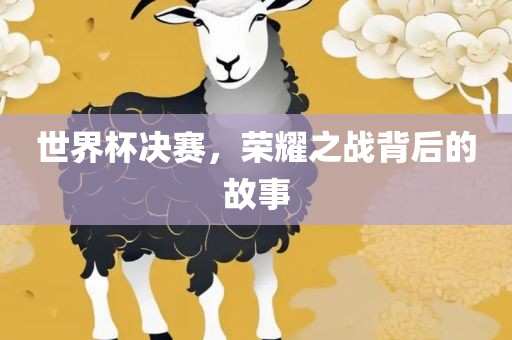 世界杯决赛，荣耀之战背后的故事