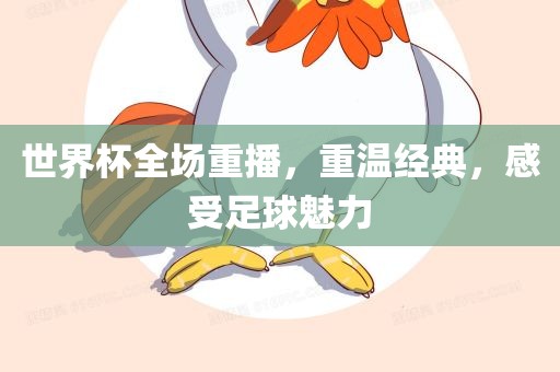 世界杯全场重播，重温经典，感受足球魅力