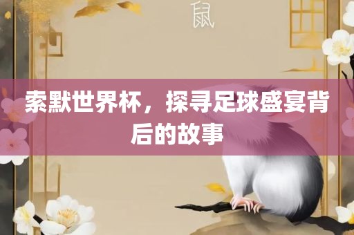 索默世界杯，探寻足球盛宴背后的故事