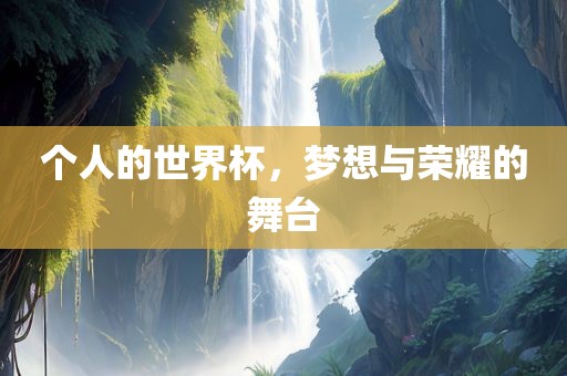 个人的世界杯，梦想与荣耀的舞台