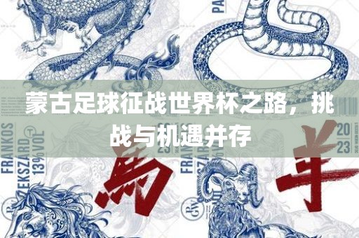 蒙古足球征战世界杯之路，挑战与机遇并存