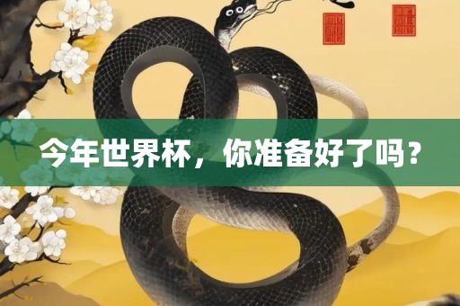 今年世界杯，你准备好了吗？